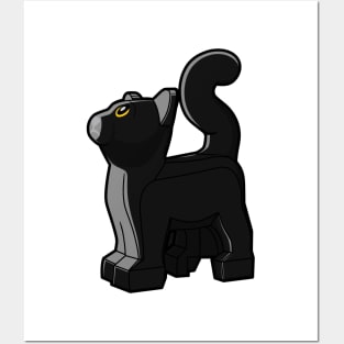 LEGO Cat (Black) Posters and Art